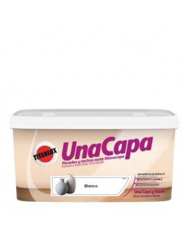 PINTURA UNA CAPA TITANLUX BLANCO 4L