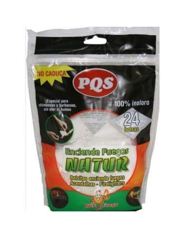 BOLSAS ENCIENDE FUEGOS NATUR 24 UD.
