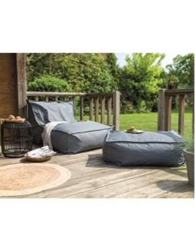 TABURETE MULLIDO A SUELO AZUL