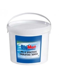 BOTE MANTENIMIENTO PISCINA 5KG CLORO 4 EFECTOS EN TABLETA...