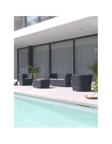 CONJUNTO NOVA COFFE ANTRACITA 4 PLZ(SOFA