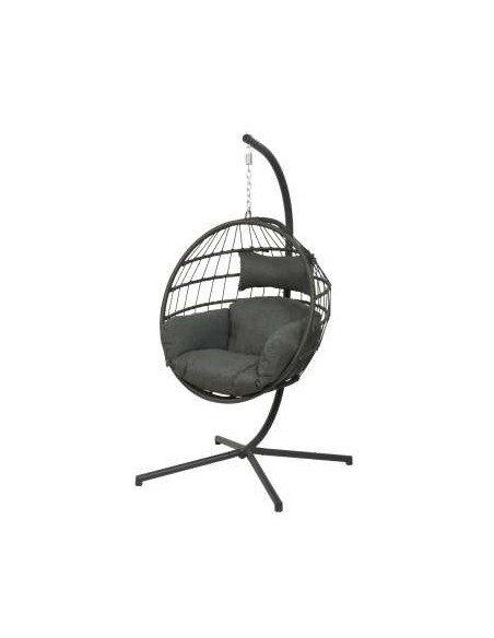 SILLA  DE COLGAR DE MIMBRE SINTETICO