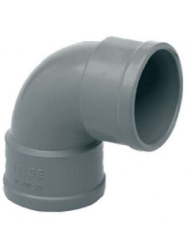 CODO PVC 87G H-H JP  40MM GRIS CH-88