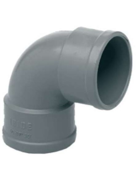CODO PVC 87G H-H JP  40MM GRIS CH-88