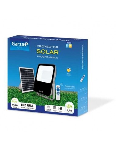 FOCO LED 60W EXT SOLAR C/MANDO