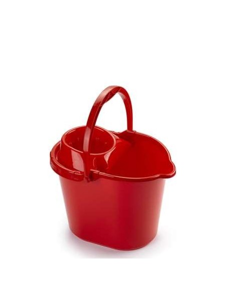 CUBO FREGONA ROJO 14LT PLASTIC FORTE