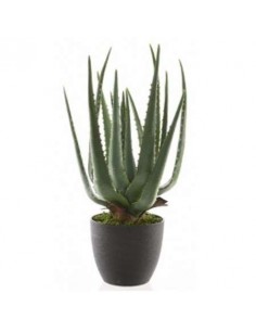 PLANTA ARTIFICIAL EN MACETA (ALOE) 23 HO