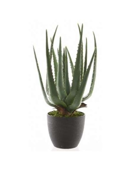 PLANTA ARTIFICIAL EN MACETA (ALOE) 23 HO