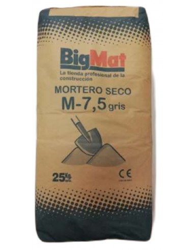 SACO MORTERO 25KG M-7,5 GR HF BIGMAT
