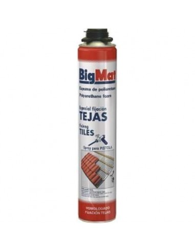 BOTE 750ML ESPUMA PU TEJA PISTOLA BIGMAT