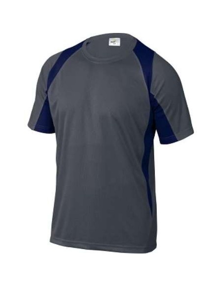 CAMISETA BALI GRIS/MARINO L  DELTA