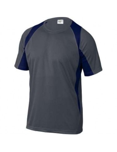 CAMISETA BALI GRIS/MARINO XL DELTA