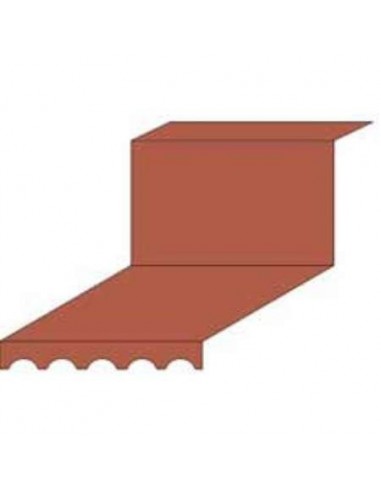 REMATE A MURO PANEL TEJA  L-2.200 MM ALB