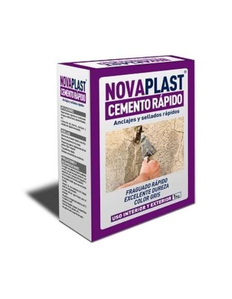 CAJA 1KG. CEMENTO RAPIDO NOVAPLAST