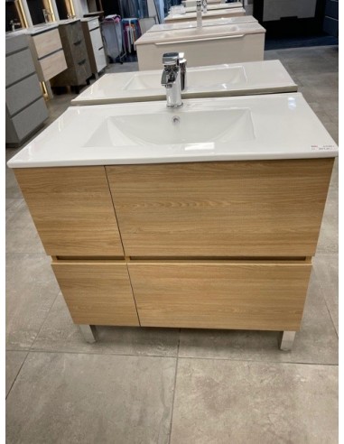 MUEBLE 80CM VEGA C/PATAS+LV+ESP+AP.ROBLE
