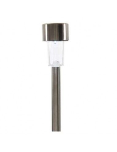 BALIZA DE LED SOLAR DE JARDIN EXTER(BLAN