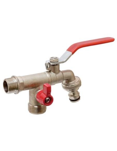 GRIFO JARDIN DOBLE SALIDA