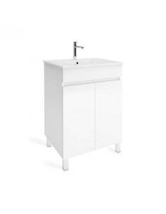 MUEBLE 60 ECO 2P BLANCO BRILLO BIGMAT