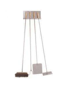 CONJUNTO ACCESORIOS PARA HORNO INOX(4PIE
