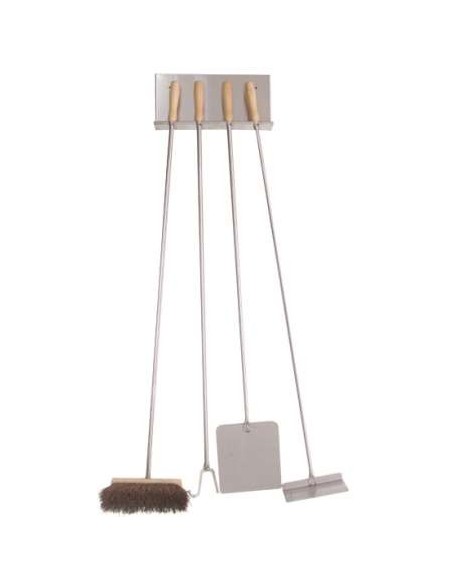 CONJUNTO ACCESORIOS PARA HORNO INOX(4PIE
