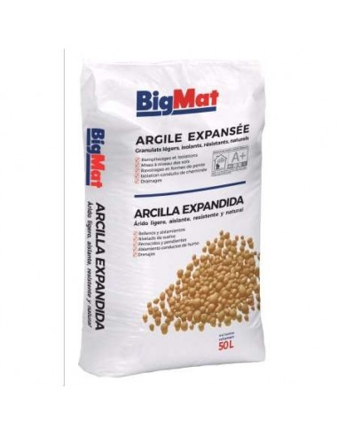 SACO 50LT ARCILLA EXPANDIDA  3-8  BIGMAT
