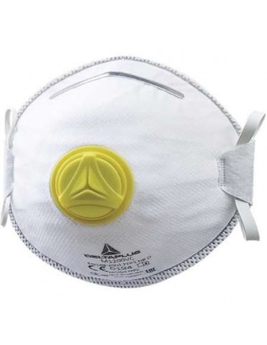 MASCARILLA C/VALVULA USO UNICO FFP2 *DEL