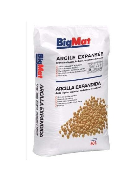 SACO 50LT ARCILLA EXPANDIDA  2-3  BIGMAT