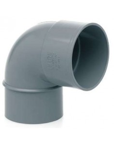 CODO PVC 87G M-H JP 110MM GRIS