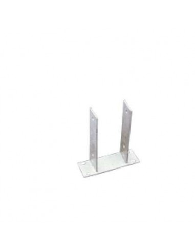 SOPORTE POSTE U FIJAR 7X7X21CM