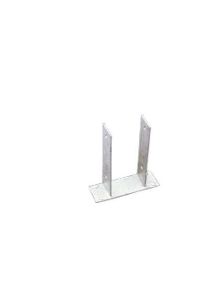 SOPORTE POSTE U FIJAR 7X7X21CM