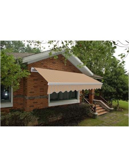 TOLDO MANUAL 3,95X2,5M MULTICOLOR, 280 G