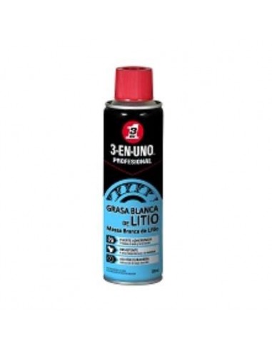 BOTE 250ML GRASA LITIO BLANCA SPRAY 3en1