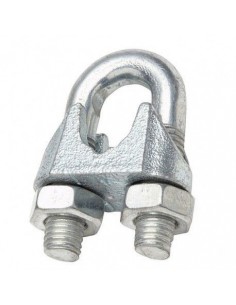 SUJETACABLES ZINC. 3MM 1/8 D-741