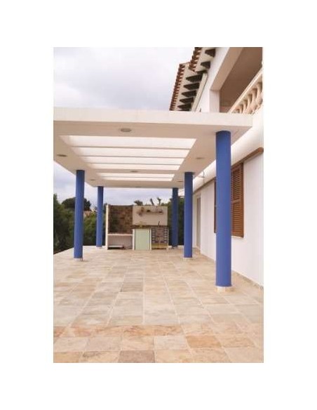 LOSA TRAVERTINO 40X40X3,3 CALIZA