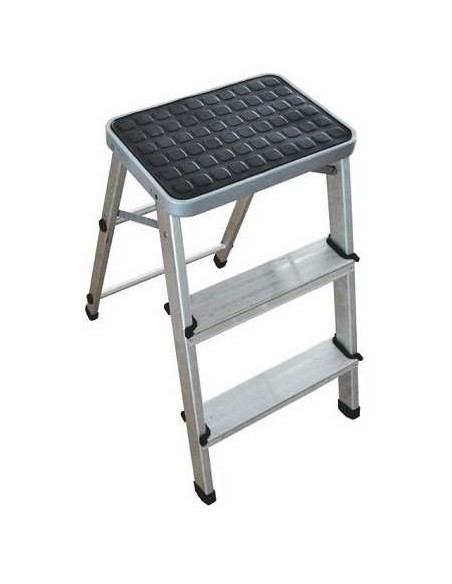 TABURETE/ESCALERA ALUMINIO 3 PELD.150KG