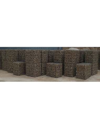 GAVION 150LX30WX50H PIEDRA GRIS 10X5UDS.