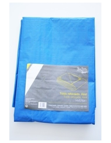 TOLDO AZUL NIVEL 2X3MT REFOR.115G/M2.