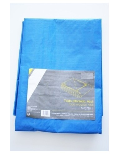 TOLDO AZUL NIVEL 8X12M REFOR.115G/M2.