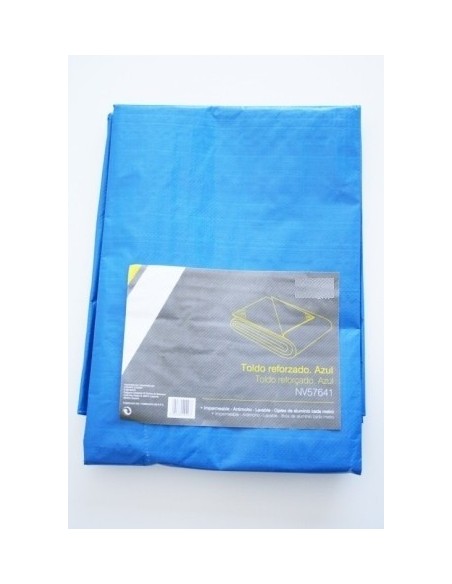 TOLDO AZUL NIVEL 8X12M REFOR.115G/M2.