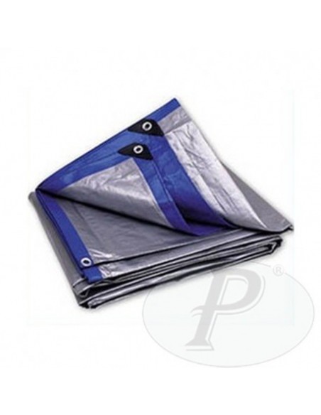 TOLDO PISCINA 8X12 AZUL-PLATA HEPOL