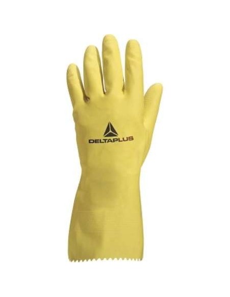 GUANTE MENAJE LATEX FLOCADO 30CM T9