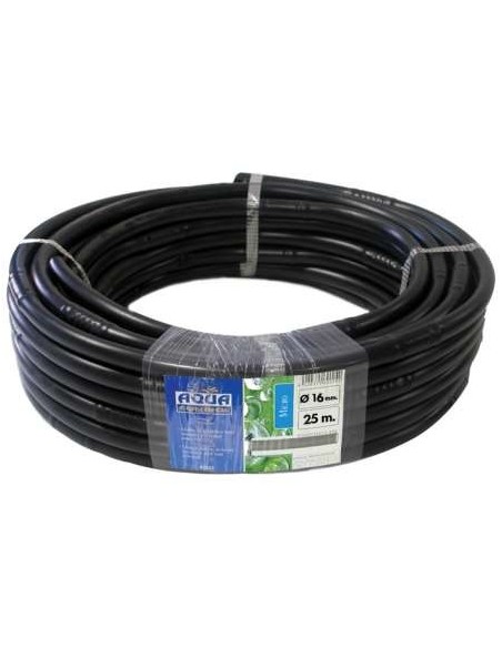 TUBERÍA 16MM X 25M  NEGRO