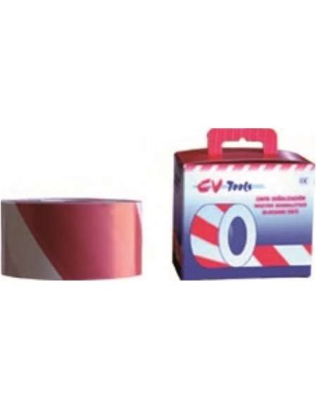CAJA ROLLO CINTA SEÑAL. 200MT 10CM *CV