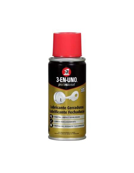 BOTE 100ML LUBRICANTE CERRADURA 3 EN 1