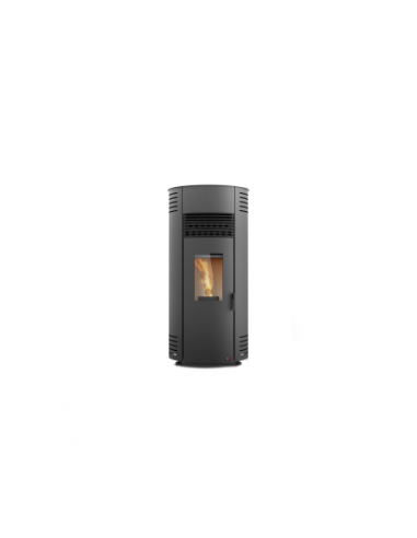 ESTUFA DE PELLET INDIE NEGRA CANALIZABLE