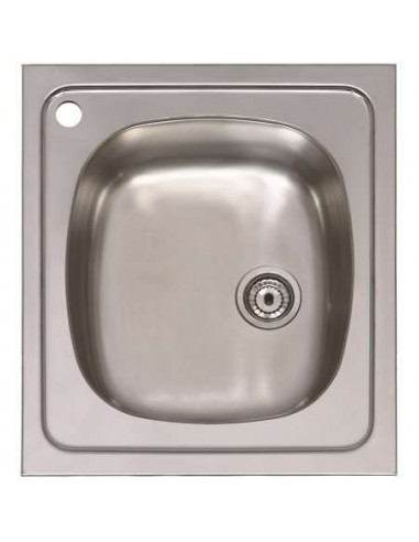 FREGADERO INOX ARES 1 SENO 45X51