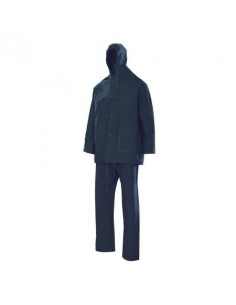 TRAJE LLUVIA PVC AZUL MARINO TALLA XXL