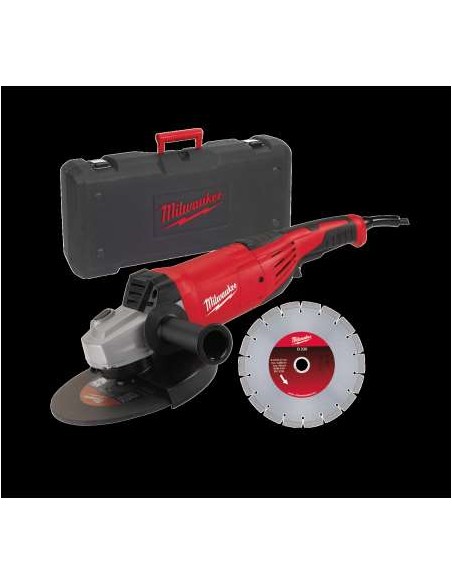 AMOLADORA ANGULAR 2200W + MALETIN Y DISC