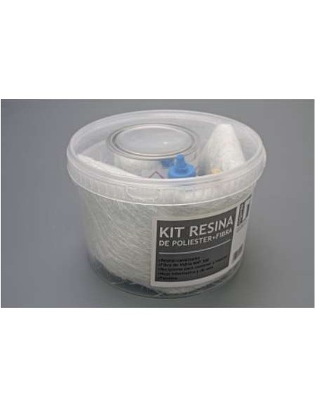 KIT POLIESTER RESINA+PEROXIDO+MAT BIG