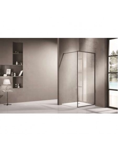 PANEL FIJO DUCHA NEGRO OSAKA 10C